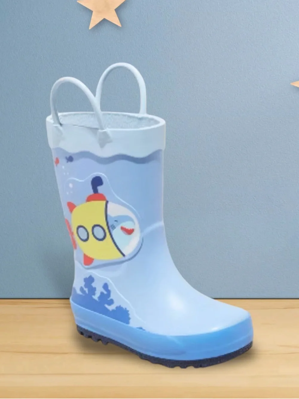 Cat & Jack Toddler Boys' Jasper Pull-On Rain Boots